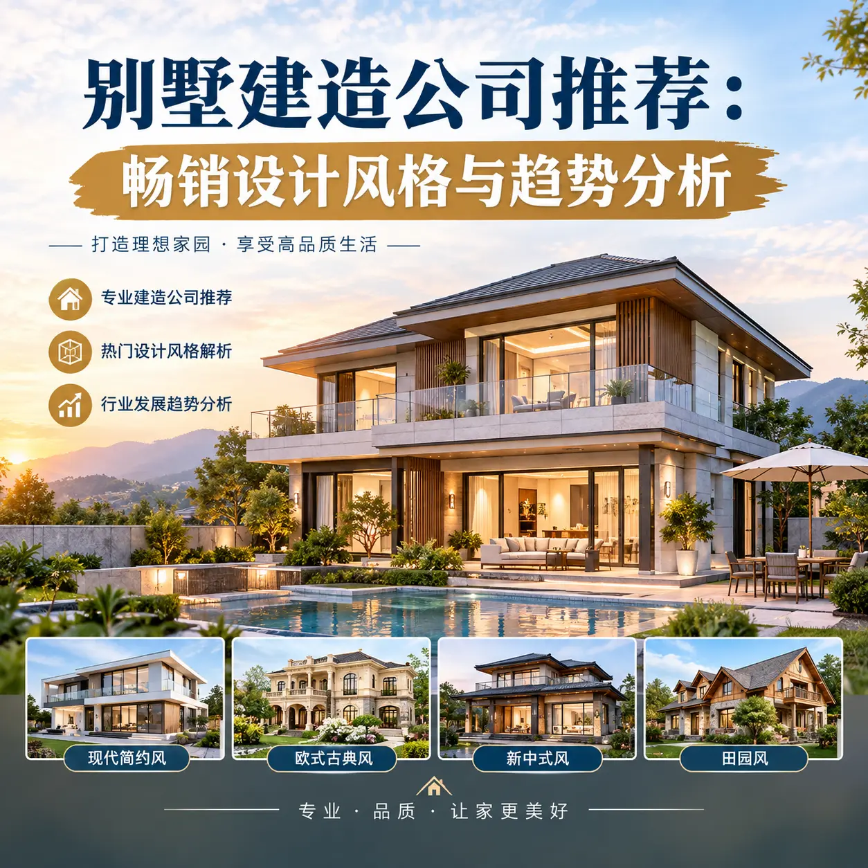 别墅建造公司推荐： 纳雍 畅销设计风格与趋势分析