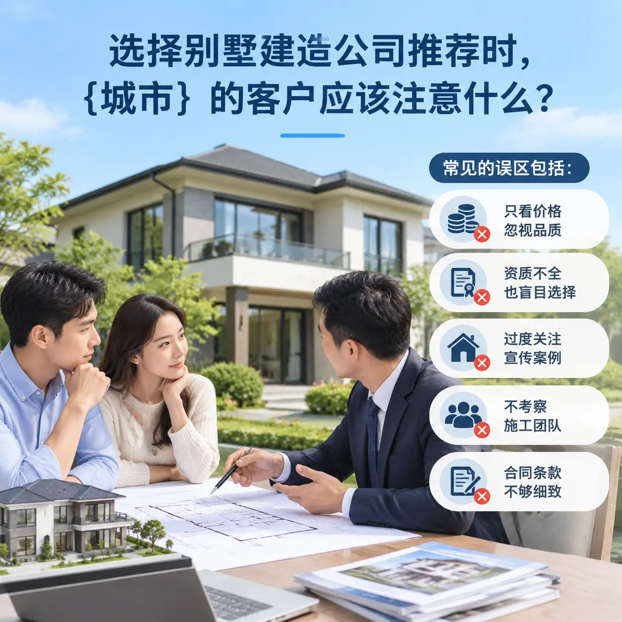 选择别墅建造公司推荐时,纳雍 的客户应该注意什么?