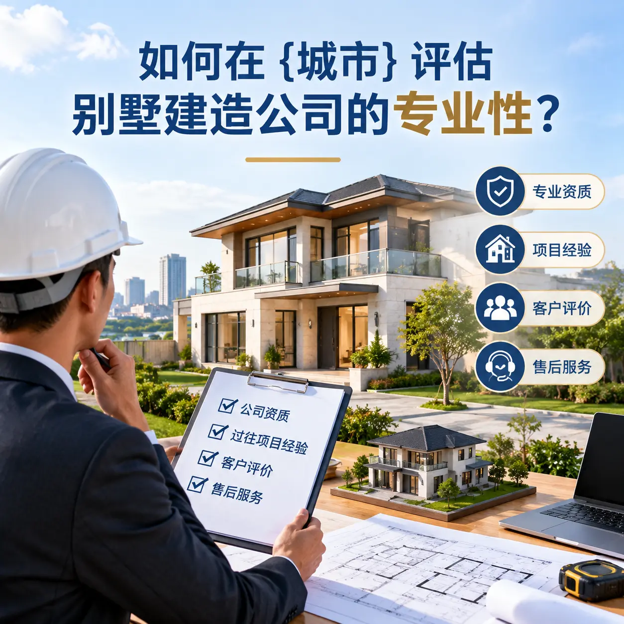 如何在 纳雍 评估别墅建造公司的专业性？