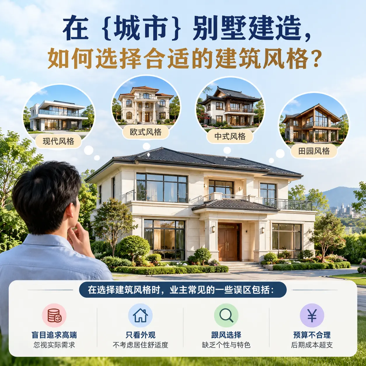在 纳雍 别墅建造,如何选择合适的建筑风格?