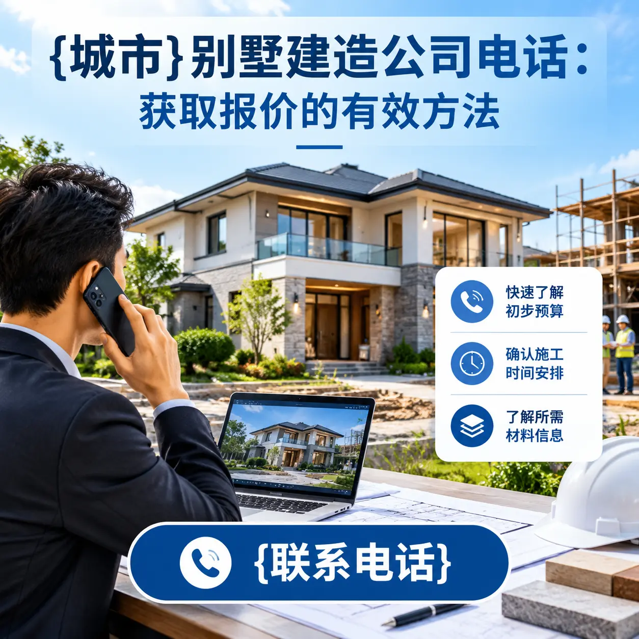 纳雍别墅建造公司电话:获取报价的有效方法